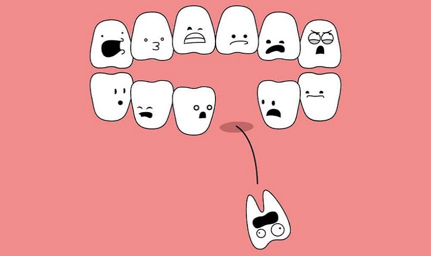 Mơ thấy bị rụng răng hàm dưới